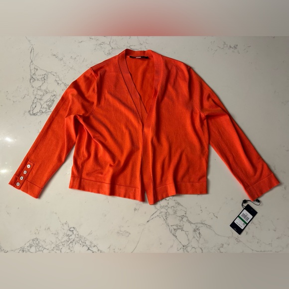 Tommy Hilfiger orange short cardigan - Picture 9 of 9